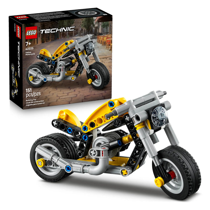 LEGO® Technic™ Yellow Motorcycle, 151 Pieces
