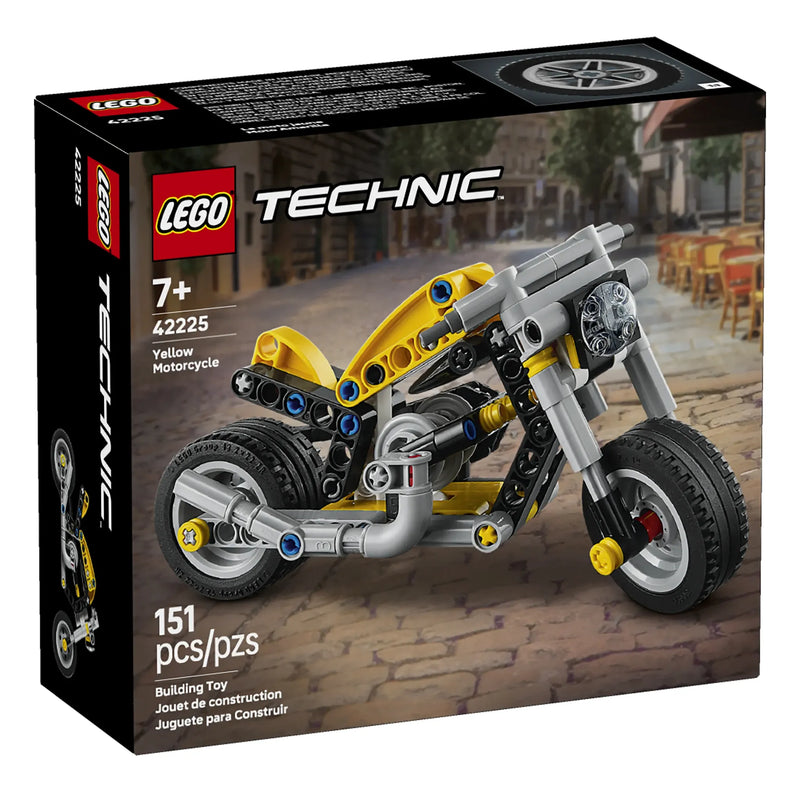 LEGO® Technic™ Yellow Motorcycle, 151 Pieces