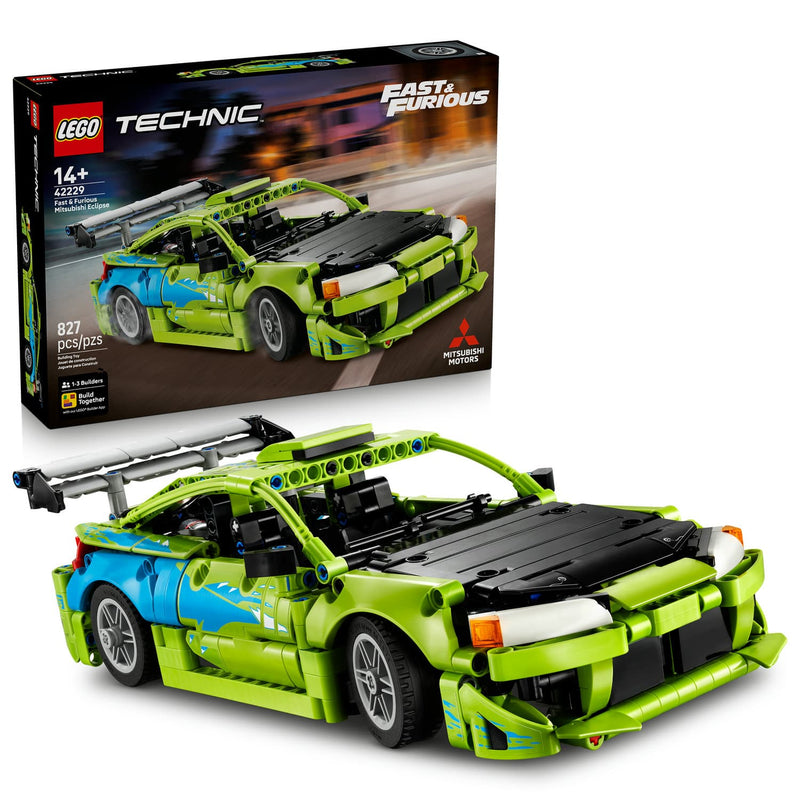 LEGO® Technic™ Fast & Furious Mitsubishi Eclipse Car Building Set, 827 Pieces
