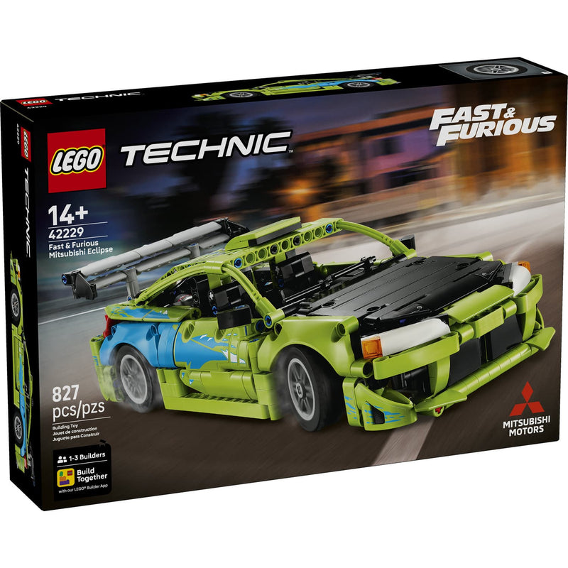 LEGO® Technic™ Fast & Furious Mitsubishi Eclipse Car Building Set, 827 Pieces