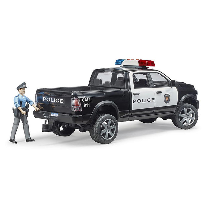 1/16 RAM 2500 Police Truck with Police Officer by Bruder