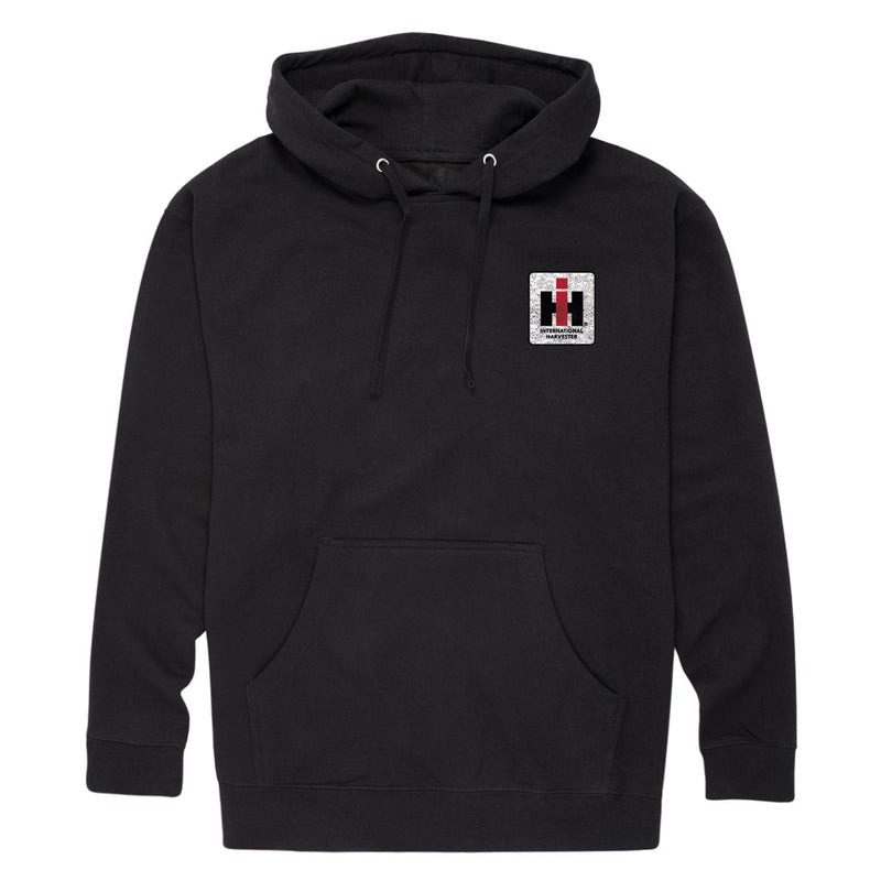 International Harvester Classic Turbo Adult Black Hooded Sweatshirt