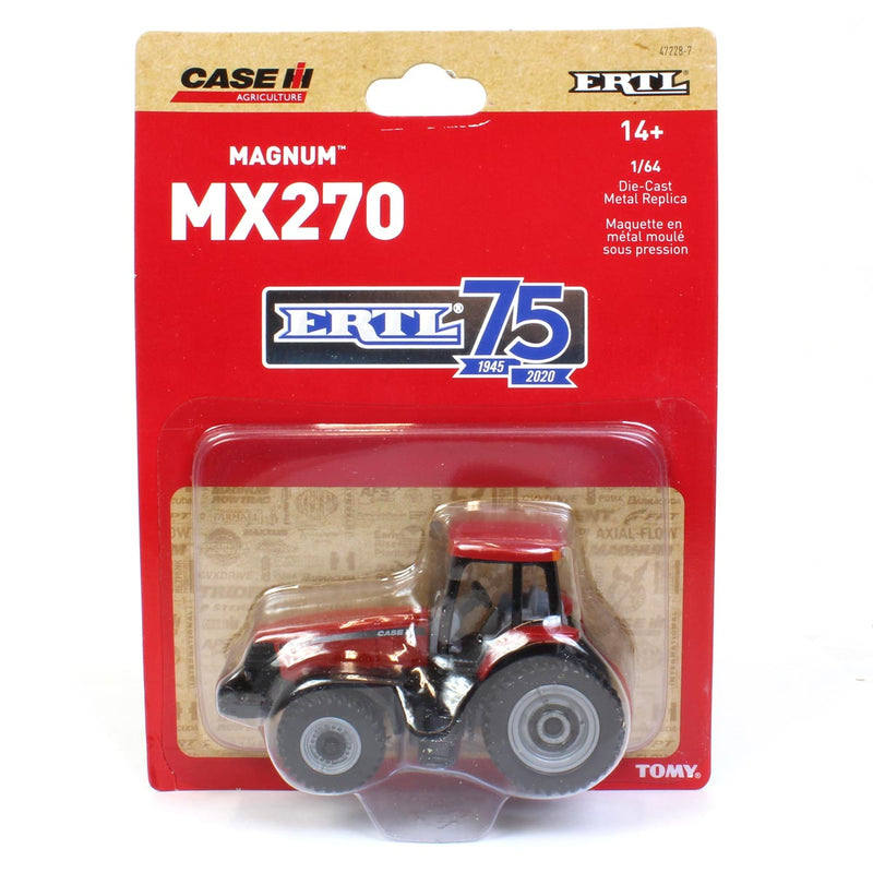 1/64 Case IH Magnum MX270 Tractor by ERTL, 75th Anniversary Version
