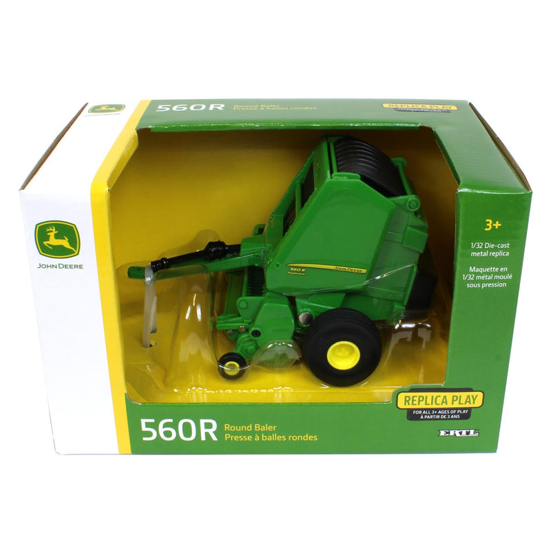 (B&D) 1/32 John Deere 560R Round Baler - Damaged Box