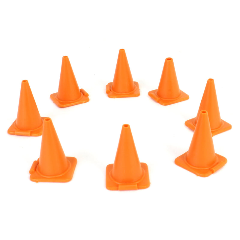 1/16 Set of (8) Bruder Construction Cones