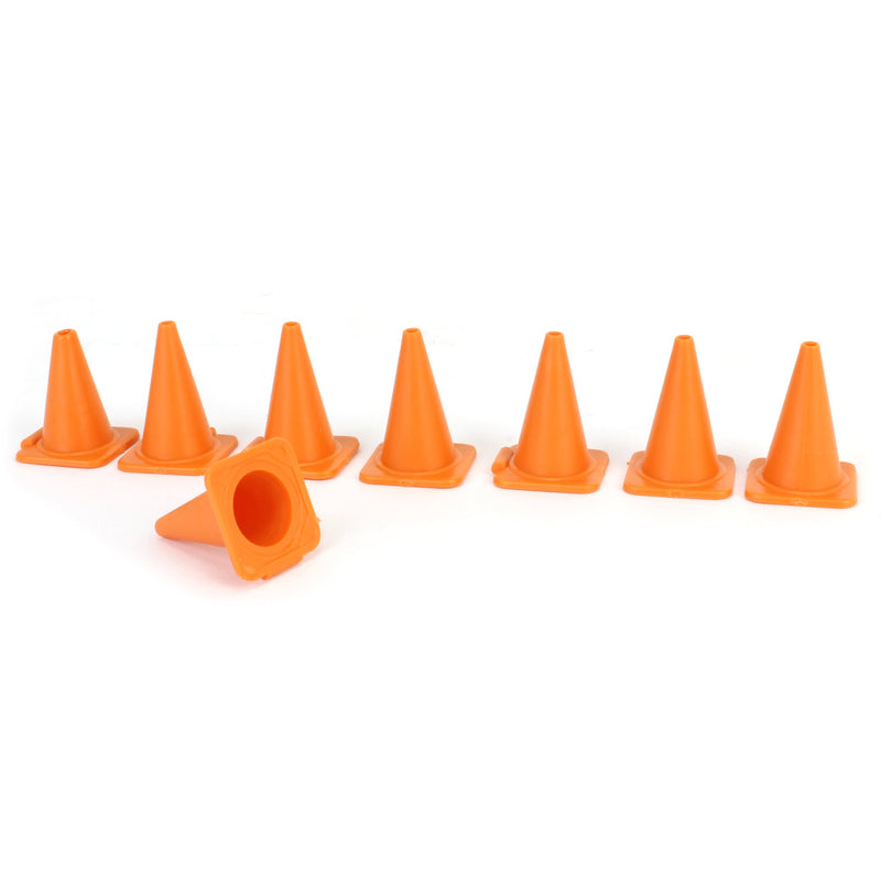 1/16 Set of (8) Bruder Construction Cones