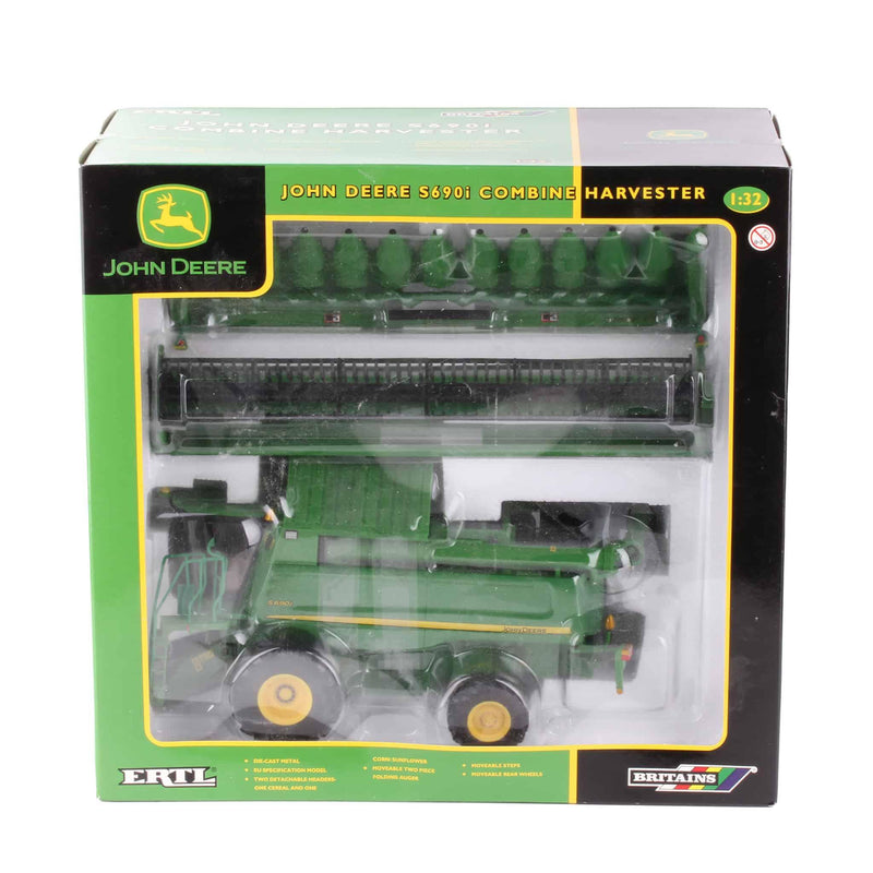 1/32 John Deere S690I Combine Harvester by ERTL, EU Specifications