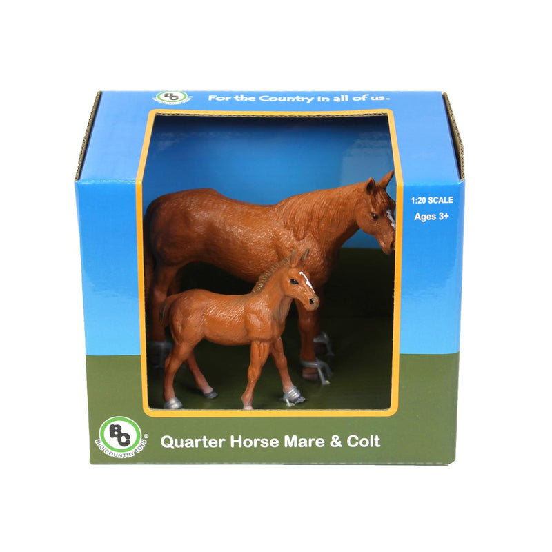 1/20 Quarter Horse Mare and Colt by Big Country Toys