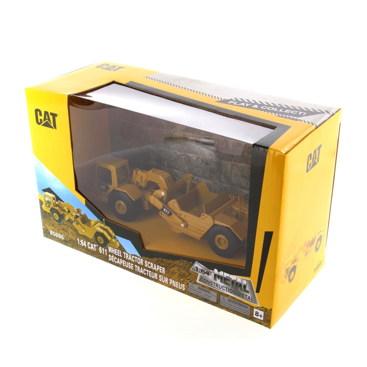 ミニカー CAT 611 Wheel Tractor Scraper 55303 1/64 Caterpillar 611 Wheel Scraper — Outback Toys