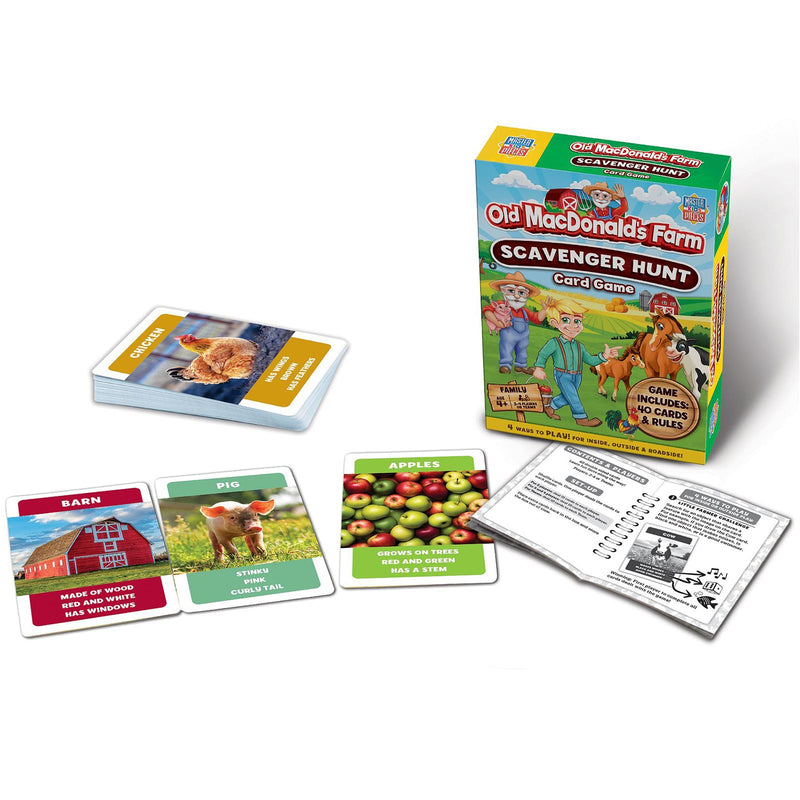 Old MacDonald's Farm Scavenger Hunt Card Game