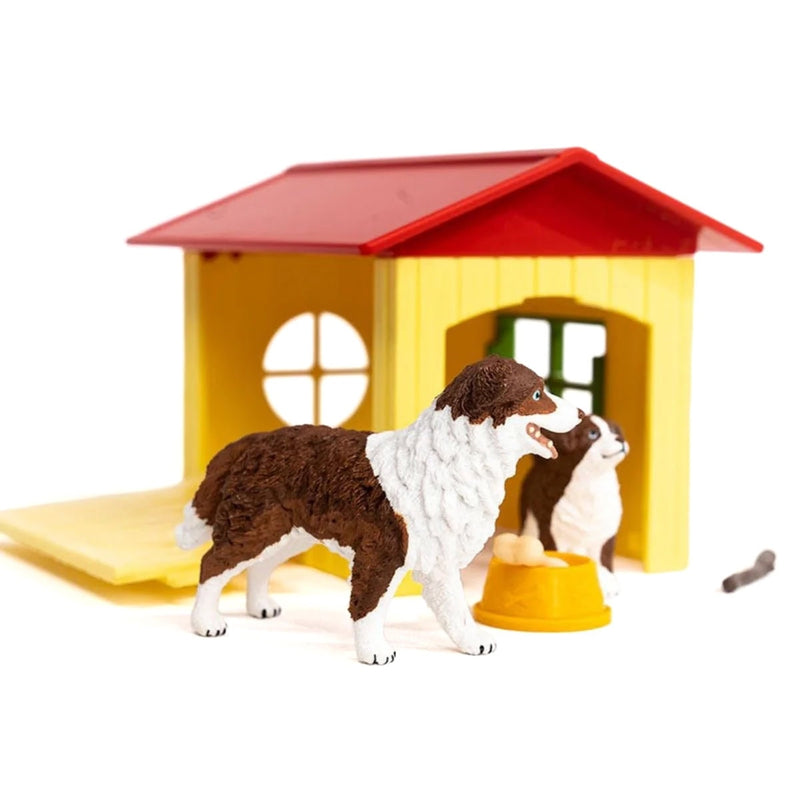 Friendly Dog House Playset with Animals by Schleich