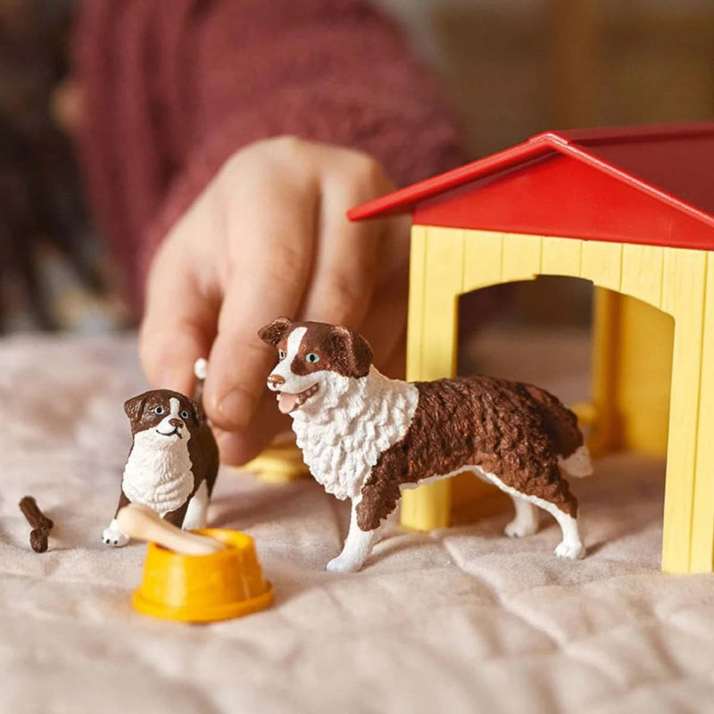 Friendly Dog House Playset with Animals by Schleich
