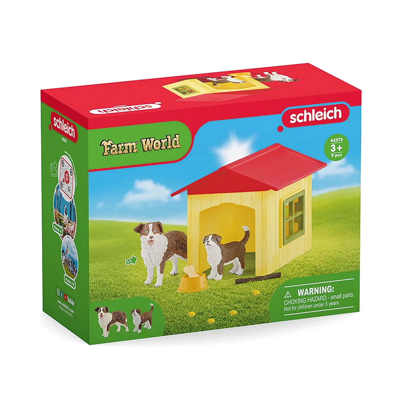 Friendly Dog House Playset with Animals by Schleich