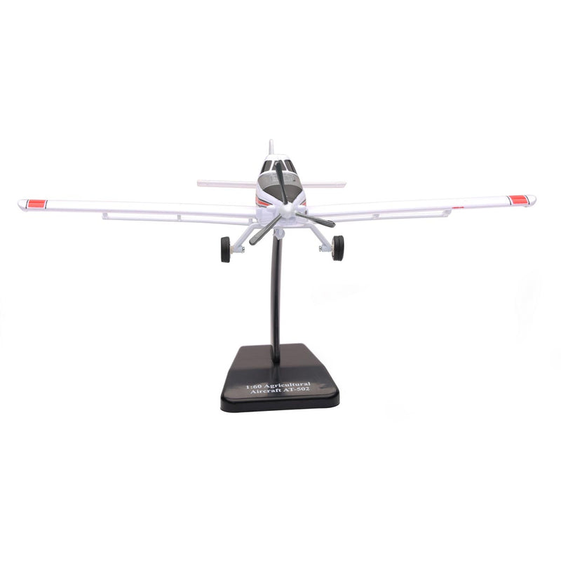 (B&D) 1/60 Limited Edition Red and White AT-502 AG Spray Airplane Crop Duster by New Ray - Damaged Box