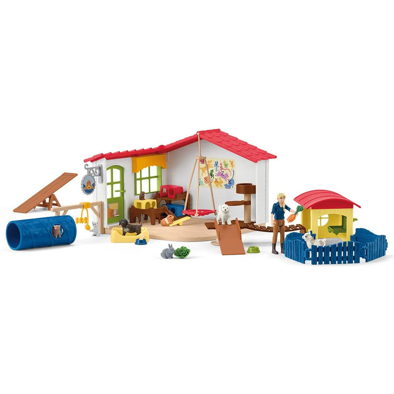 Pet Hotel Playset with Animals by Schleich
