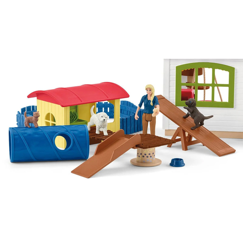 Pet Hotel Playset with Animals by Schleich