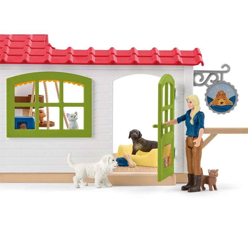 Pet Hotel Playset with Animals by Schleich