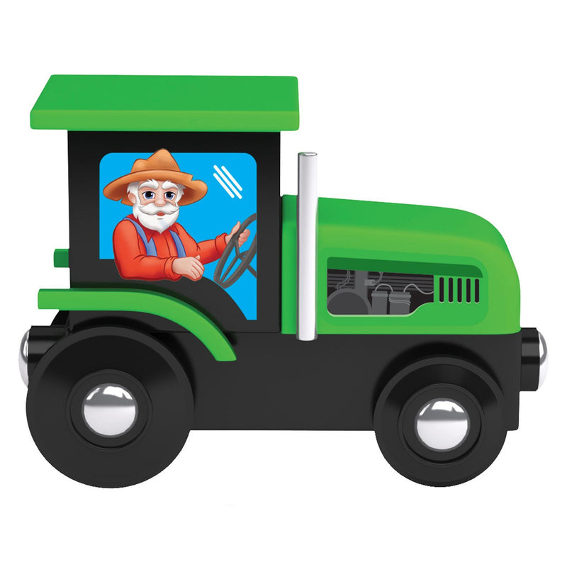 Old MacDonald's Farm Wood Toy Train