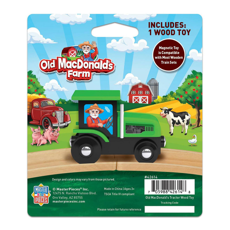 Old MacDonald's Farm Wood Toy Train