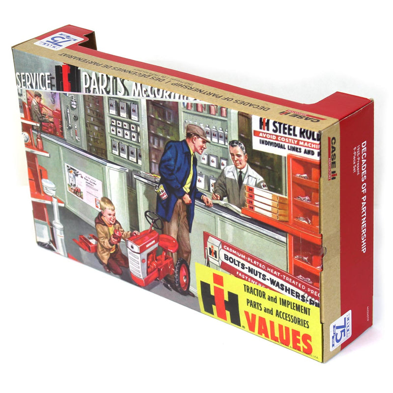 1/64 Limited Edition 9 Piece Tractor Set, ERTL 75th Anniversary, One Time Production