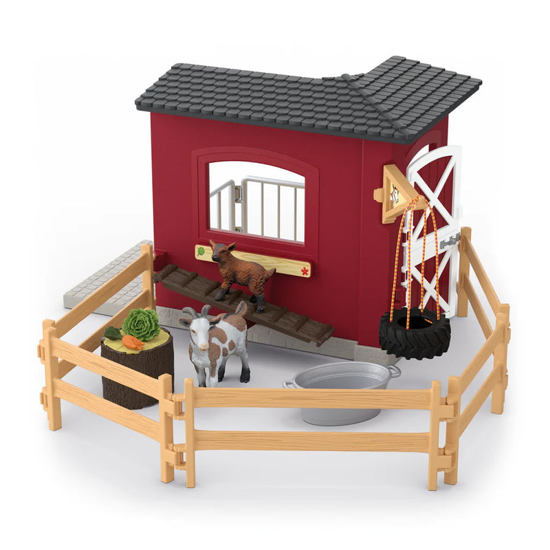 Goat Stable with Goats & Accessories by Schleich