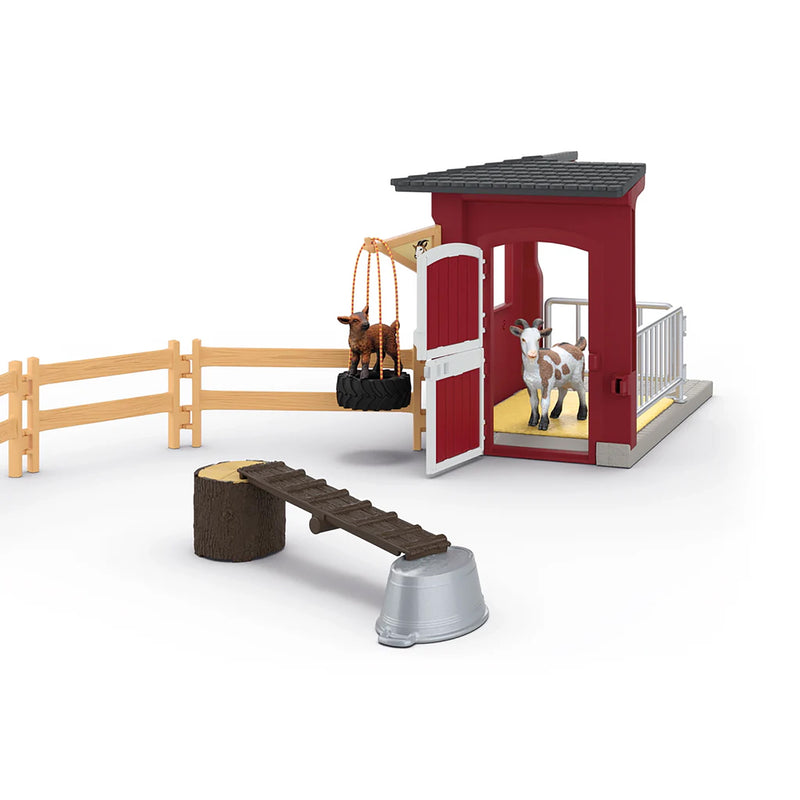 Goat Stable with Goats & Accessories by Schleich
