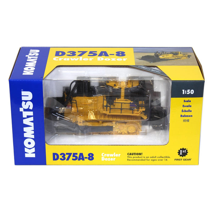 1/50 Komatsu D375A-8 Crawler Dozer with Ripper by First Gear