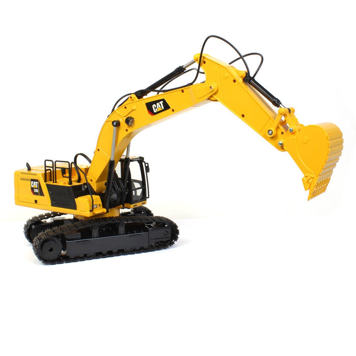 (B&D) 1/24 Radio Control Caterpillar 336 Excavator, Made of Durable Plastic - Damaged Item