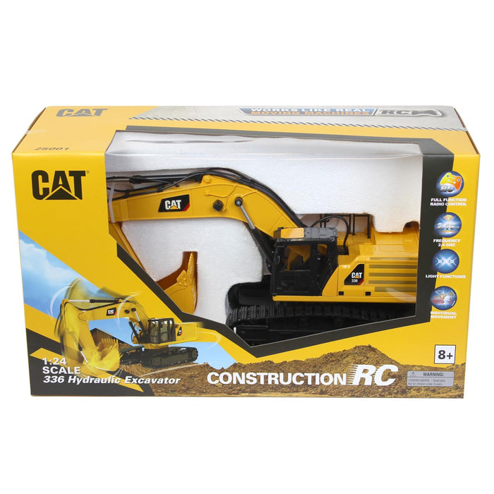 1/24 Radio Control Caterpillar 336 Excavator, Made of Durable Plastic