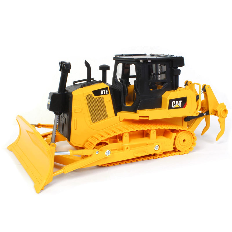 1/24 Radio Control Caterpillar D7E Track-Type Tractor Dozer, Made of Durable Plastic