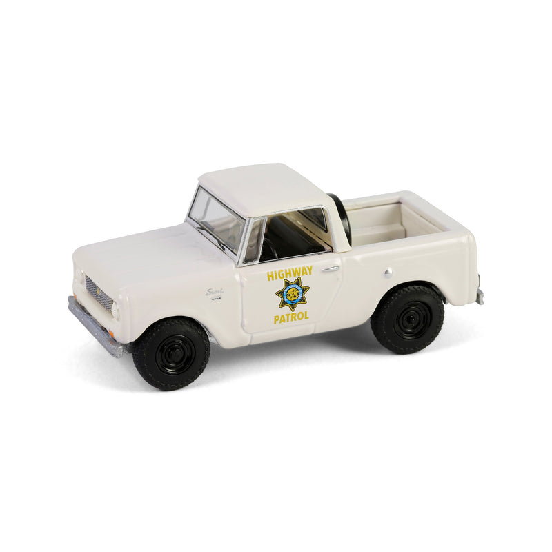 1/64 1964 Harvester Scout Half Cab, California Highway Patrol, Hot Pursuit Series 46