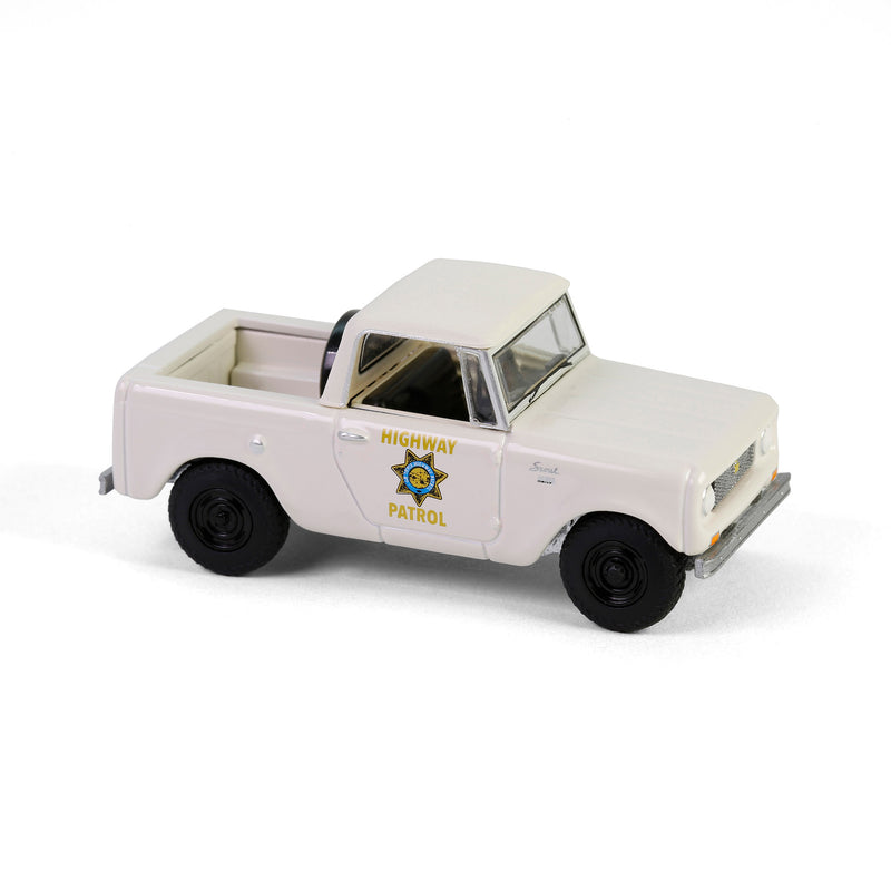 1/64 1964 Harvester Scout Half Cab, California Highway Patrol, Hot Pursuit Series 46