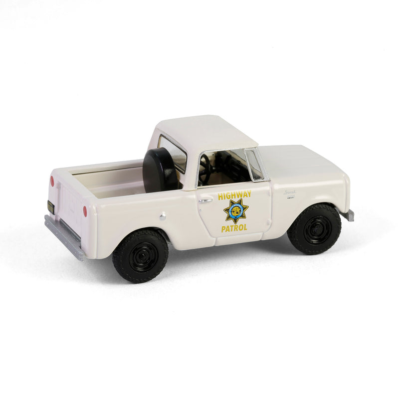 1/64 1964 Harvester Scout Half Cab, California Highway Patrol, Hot Pursuit Series 46