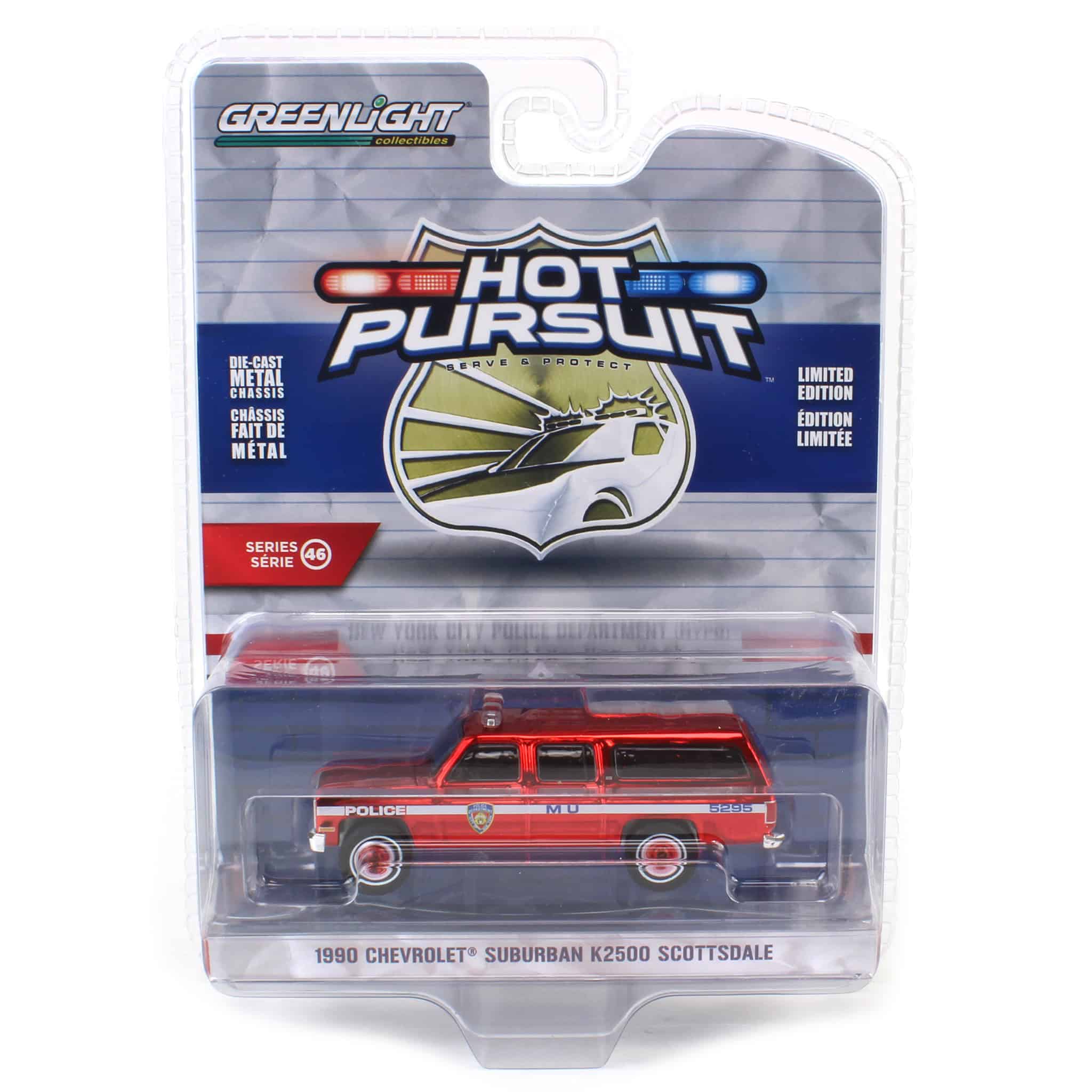 Target Exclusive Red Chrome ~ 1/64 1990 Chevrolet Suburban K2500
