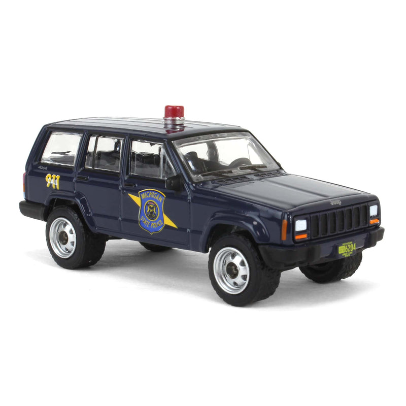 1/64 2001 Jeep Cherokee, Michigan State Police, Hot Pursuit Series 46
