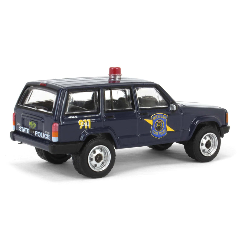 1/64 2001 Jeep Cherokee, Michigan State Police, Hot Pursuit Series 46