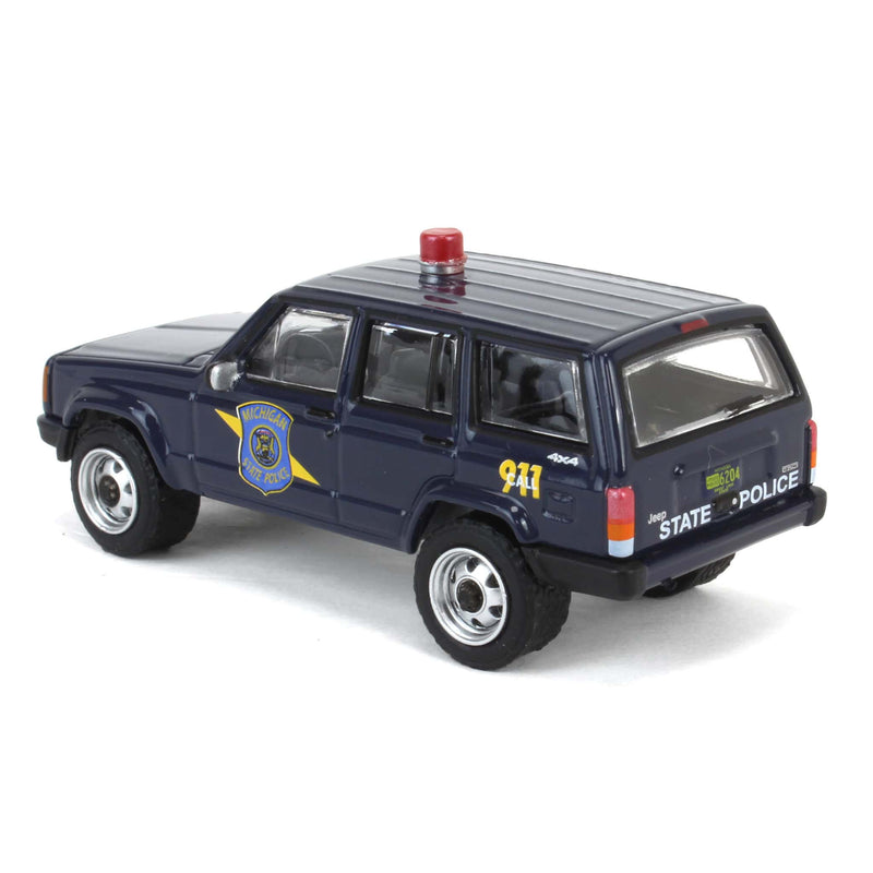 1/64 2001 Jeep Cherokee, Michigan State Police, Hot Pursuit Series 46