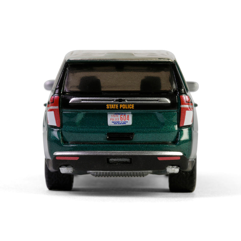 1/64 2023 Chevrolet Tahoe Police Pursuit Vehicle (PPV), New Hampshire State Police, Hot Pursuit Series 46