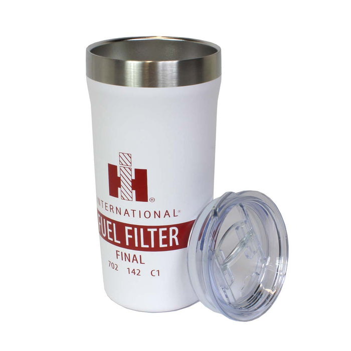 International Harvester Retro Fuel Filter 18oz Insulated Travel Tumbler