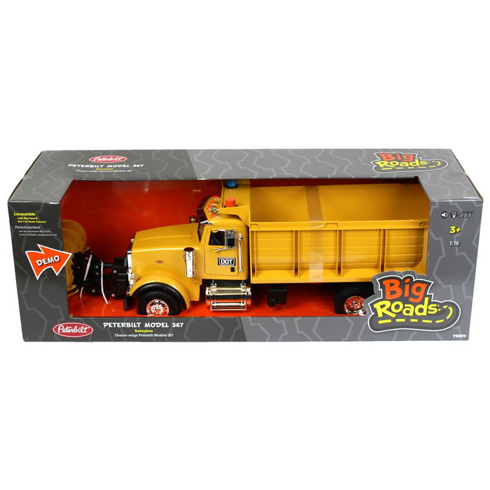 1/16 Big Roads Peterbilt 367 DOT Truck with Snowplow