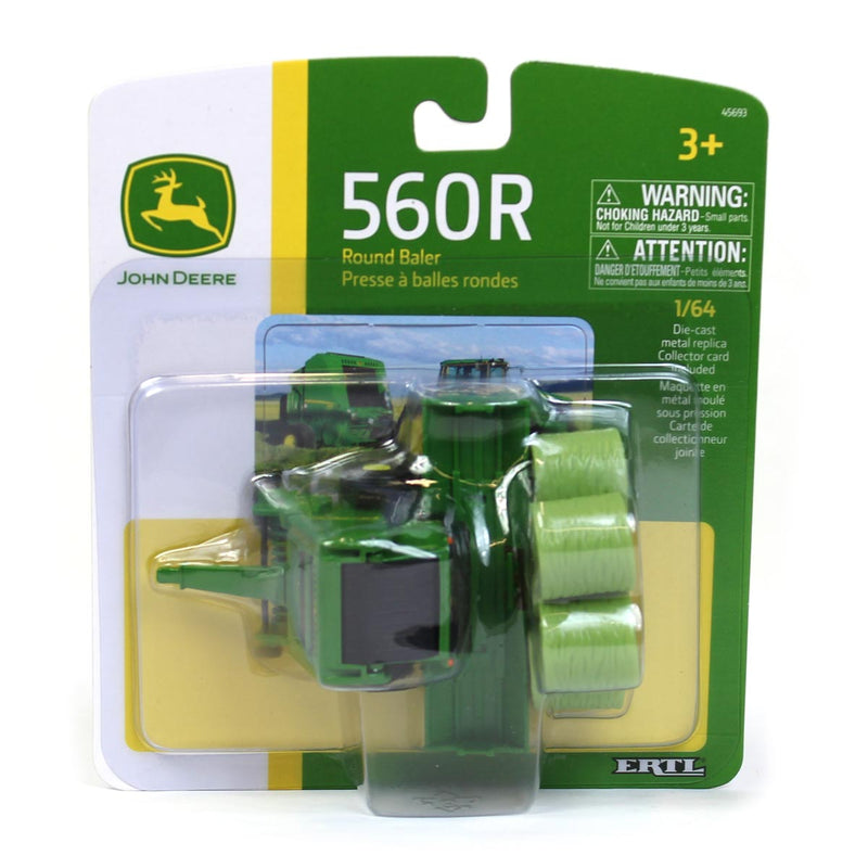 1/64 John Deere 560R Round Baler with A520R Bale Accumulator by ERTL