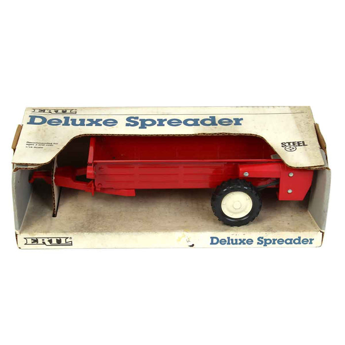 1/16 Deluxe Spreader with Single Axle, Red