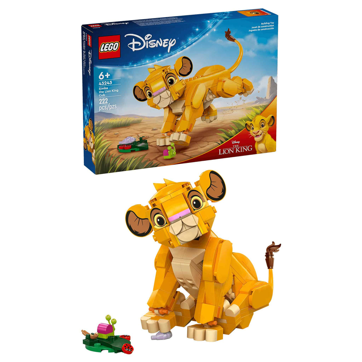 LEGO® Disney Simba the Lion King Cub, 222 Pieces — Outback Toys