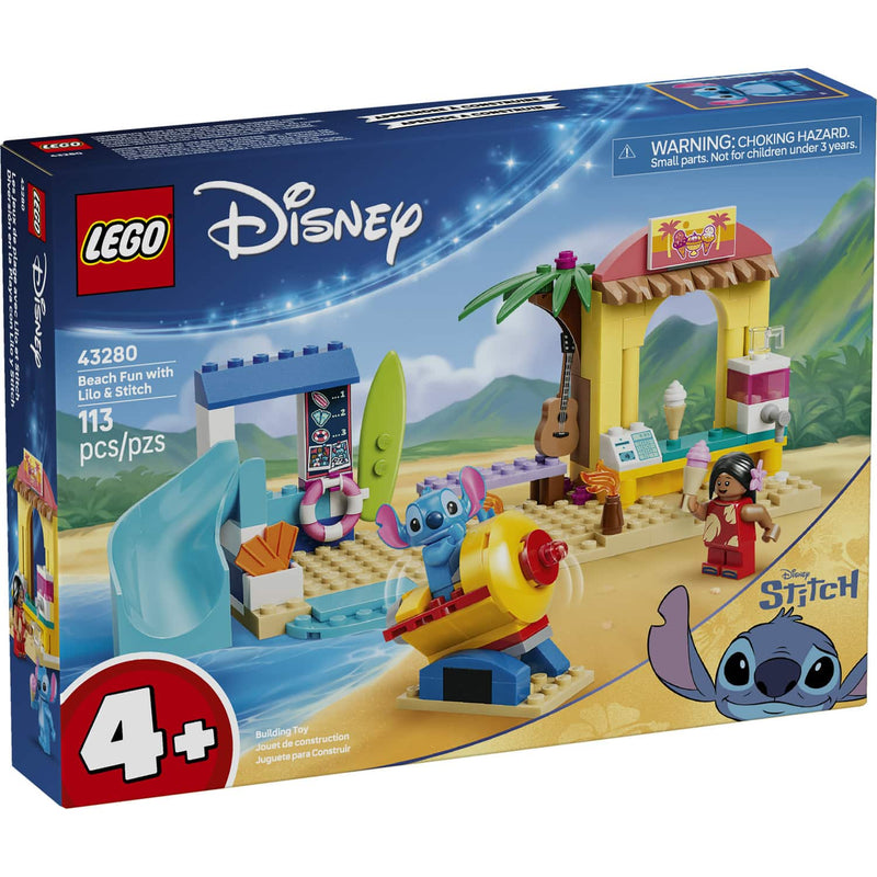 LEGO® Disney Beach Fun with Lilo & Stitch Building Set, 113 Pieces