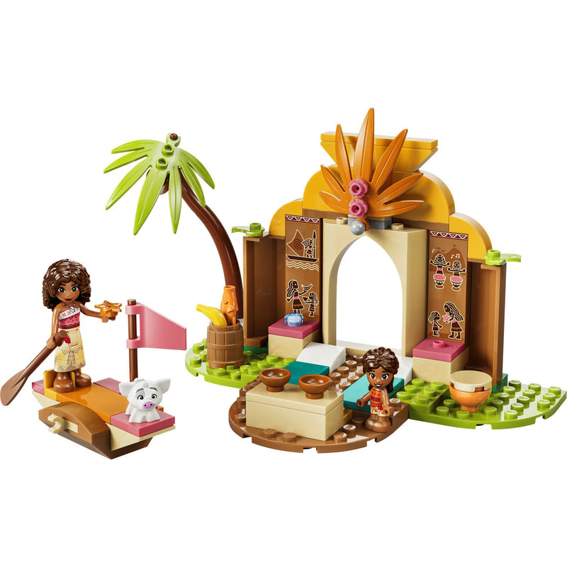 LEGO® Disney Moana Village House & Boat Building Set, 85 Pieces