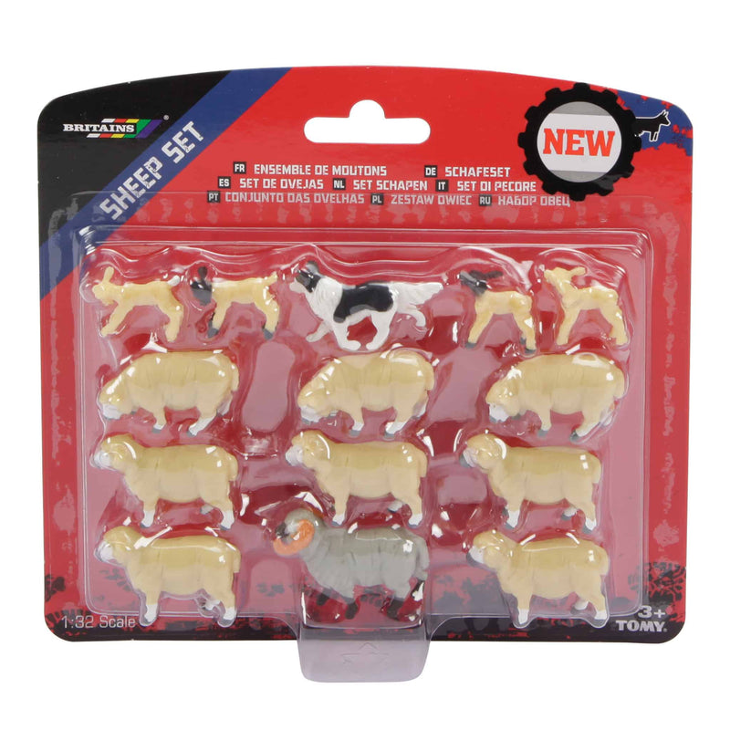 1/32 Sheep Set with 14 Pieces by Britains