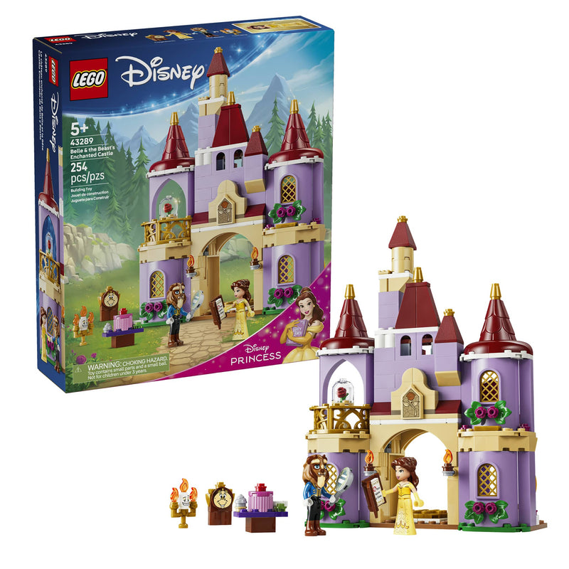 LEGO® Disney Princess Belle & the Beast’s Enchanted Castle Building Set, 254 Pieces