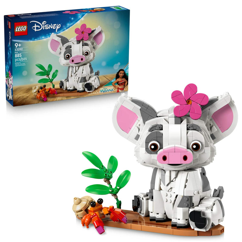 LEGO® Disney Moana Pua Pig Building Set, 885 Pieces