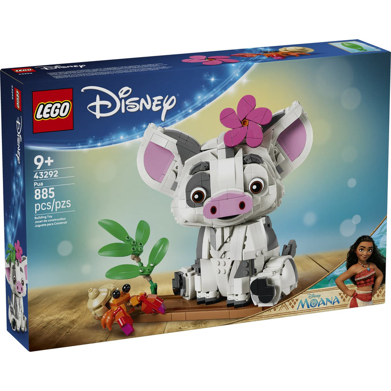 LEGO® Disney Moana Pua Pig Building Set, 885 Pieces
