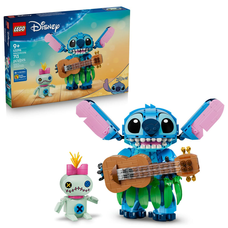 LEGO® Disney Stitch & Scrump  Building Set, 713 Pieces
